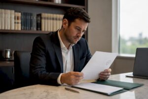 Documento sellado para evitar el embargo judicial