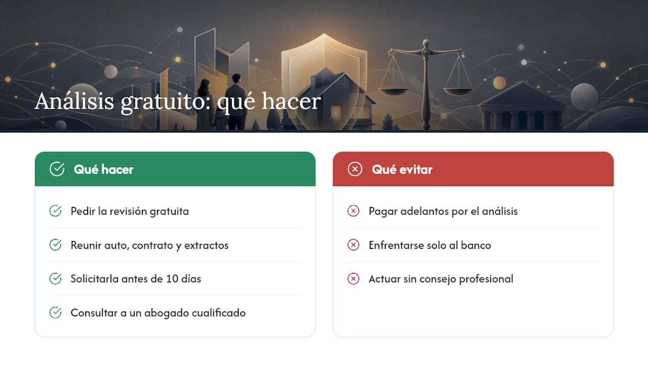 Análisis gratuito de su caso con Solvendiabogados — overview diagram