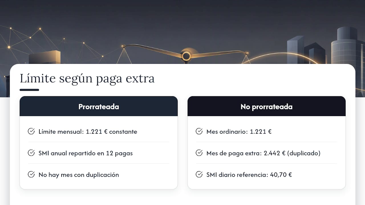 Comparación del límite con pagos adicionales