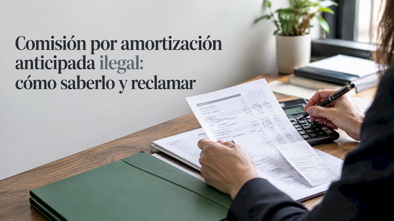 Revisión de la comisión bancaria en el préstamo
